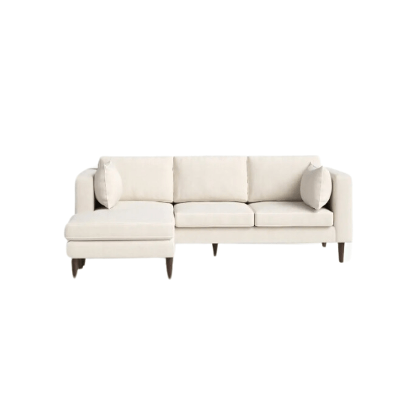 All Modern Aaron 2 piece Upholstered Sectional